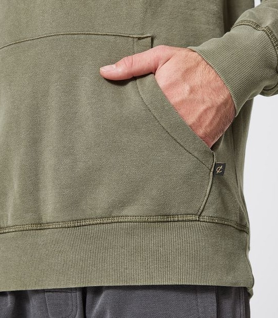 Commons Pullover Hoodie - Washed Khaki