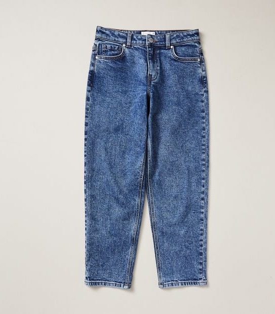 Straight Leg Denim Jeans