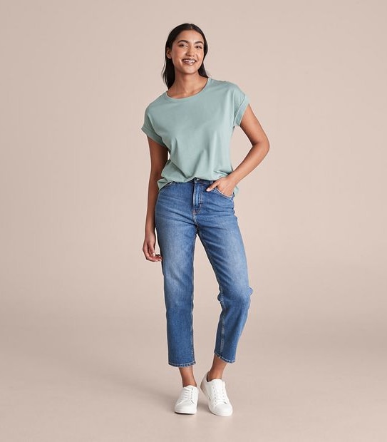 Supima Roll Cuff T-Shirt
