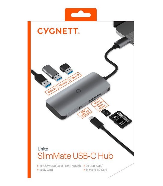Cygnett Unite SlimMate USB-C Hub