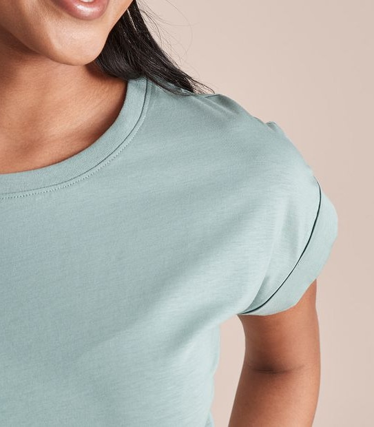 Supima Roll Cuff T-Shirt