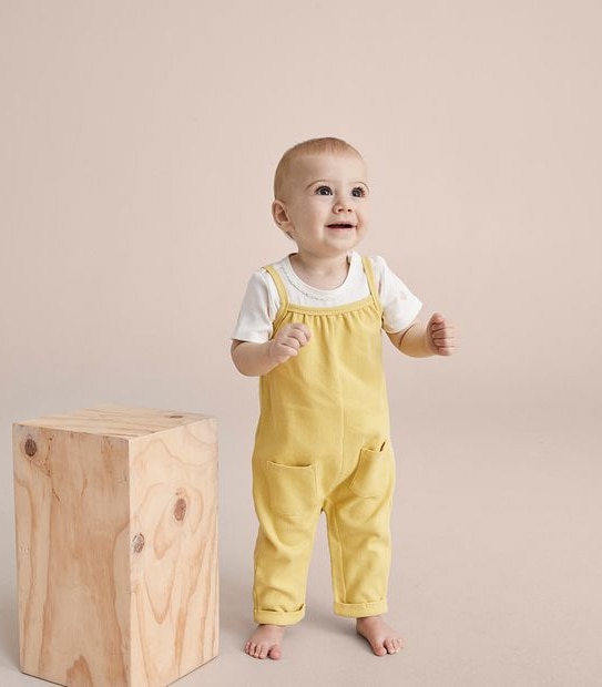 Baby Waffle Jumpsuit 1 of 6