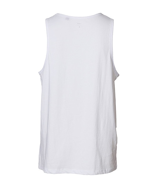 Men's Surfing Santa Tank Top - White