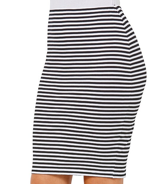 Piping Hot Stripe Skirt