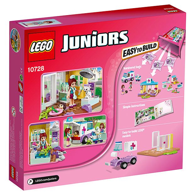 Lego juniors mia's vet clinic on sale