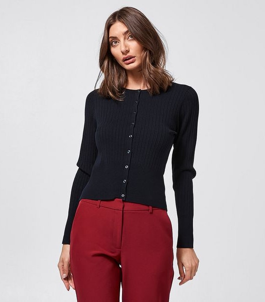 Preview Everyday Rib Crew Cardigan