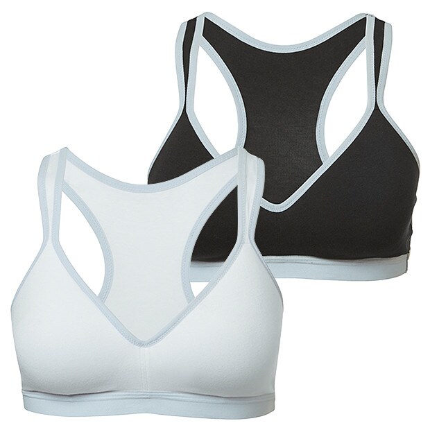 2 Pack Low Impact Sports Crops, Style:CN1472GV 2 Pack Low Impact Sports Crops, Style:CN1472GV
