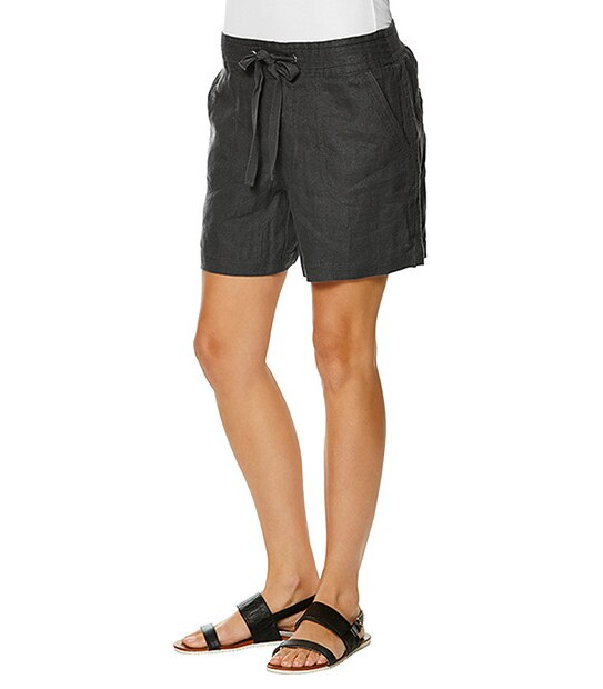 Linen Utility Shorts - Forged Iron
