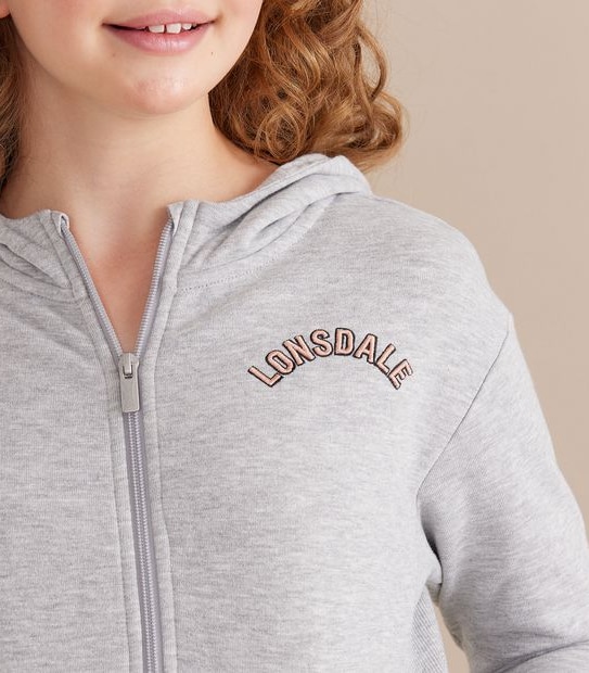Lonsdale London Tipton Zip Thru Hoodie