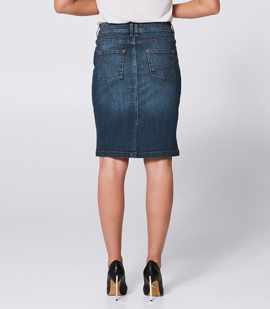 Denim Pencil Skirt