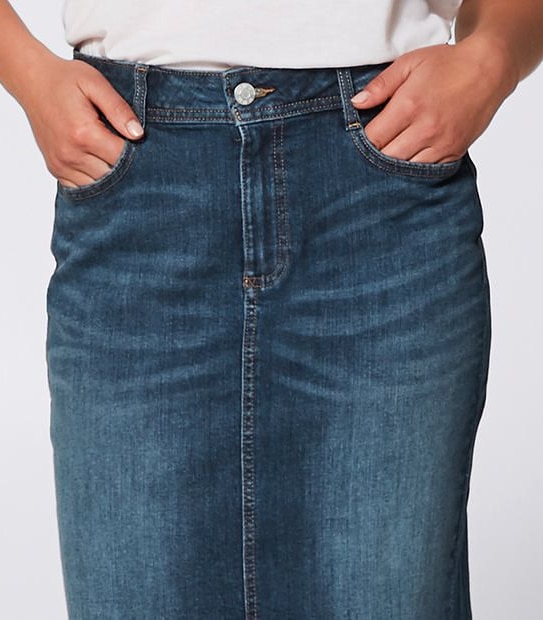 Denim Pencil Skirt