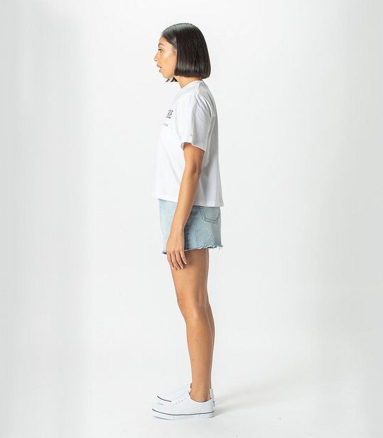 ZxZanerobe Oversized Crop T-Shirt - White