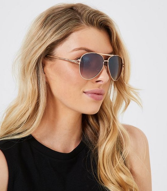 Morrissey Memphis Aviator Sunglasses - Gold