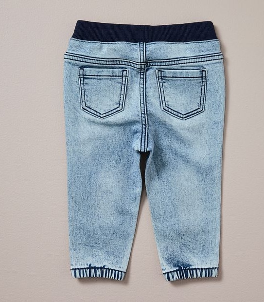 Baby Denim Rib Waist Jean