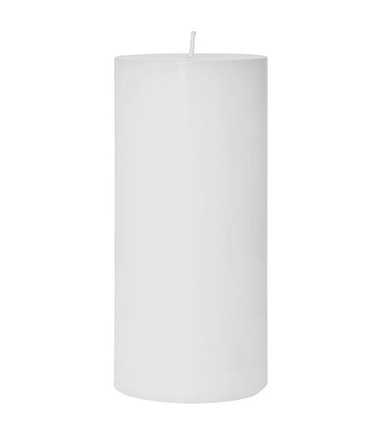 Pillar Candle 7x15cm - White