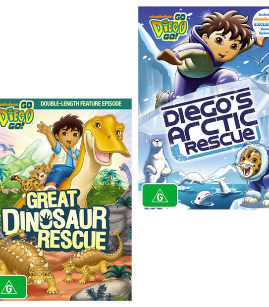 Diego: Arctic Rescue + Go Diego Great Dinosaur Rescue DVD Bundle