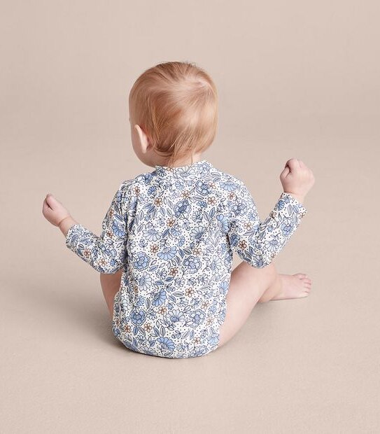 2 Piece Baby Floral Swim Set