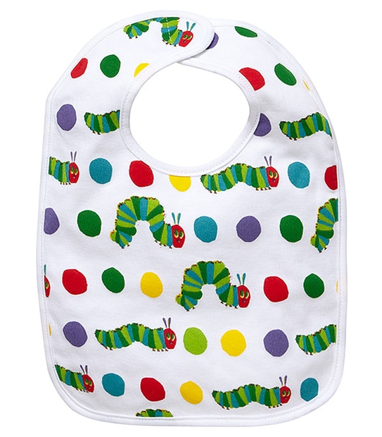 The Very Hungry Caterpillar Spots Square Bib