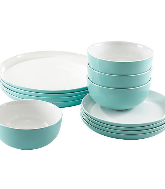 Bistro 12 Piece Dinnerset - Blue