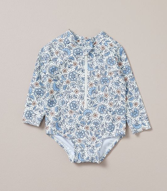 2 Piece Baby Floral Swim Set