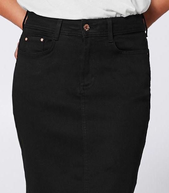Denim Pencil Skirt 4 of 4