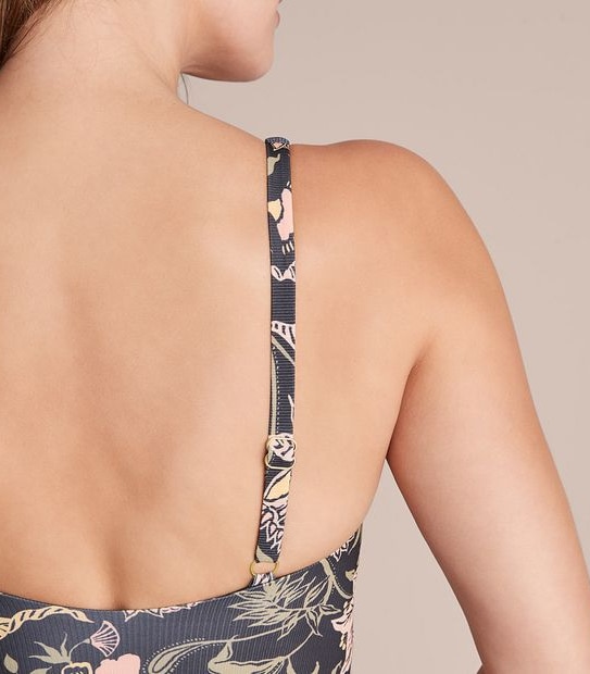 Mini Rib Belted One Piece Swim Bathers