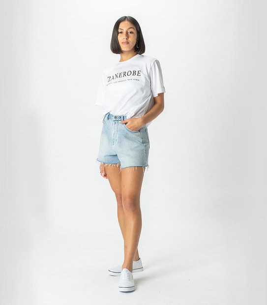 ZxZanerobe Denim Shorts - Light Blue