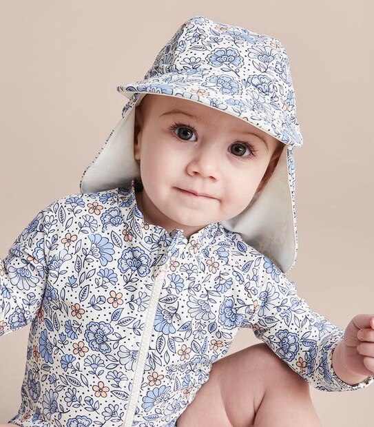 2 Piece Baby Floral Swim Set