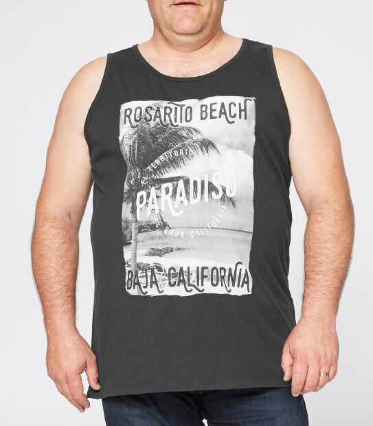 Mr Big Paradiso Print Tank Top