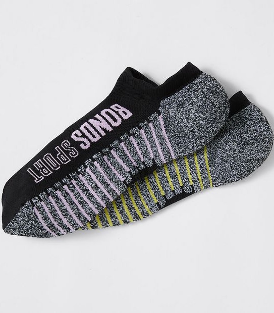 Bonds 2 Pack Sport Tech No Show Socks - Black