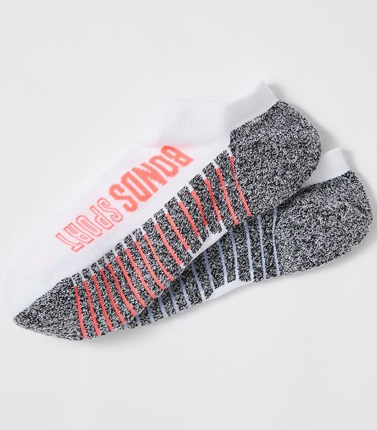 Bonds 2 Pack Sport Tech No Show Socks - White