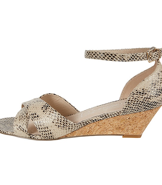 Kristen Wedge Sandals