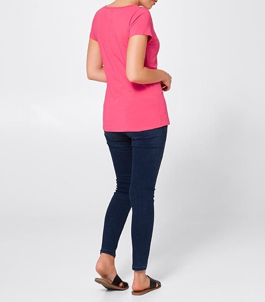 Basic V-Neck T-Shirt 2 of 3
