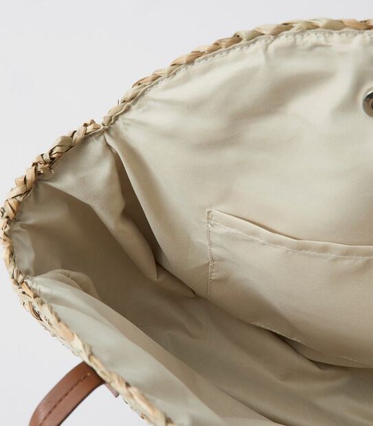 Woven Circle Tote Bag