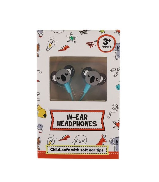 Play Learn Create Kids In-Ear Headphones - Australian Animals