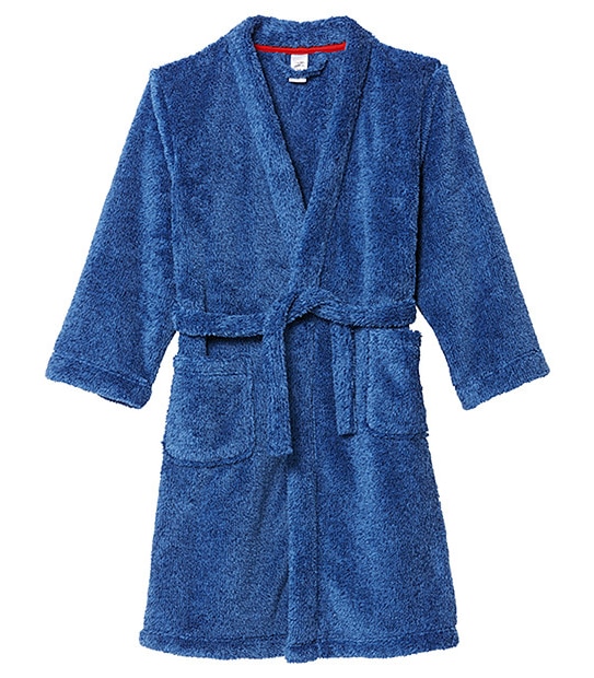 Boys' Dressing Gown - Blue Marle