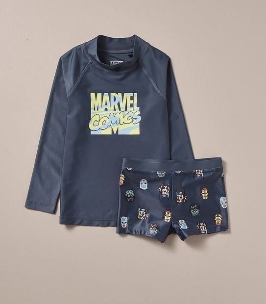 2 Piece Marvel Comics Swim Set