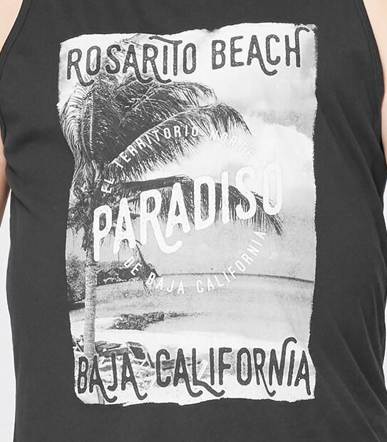 Mr Big Paradiso Print Tank Top