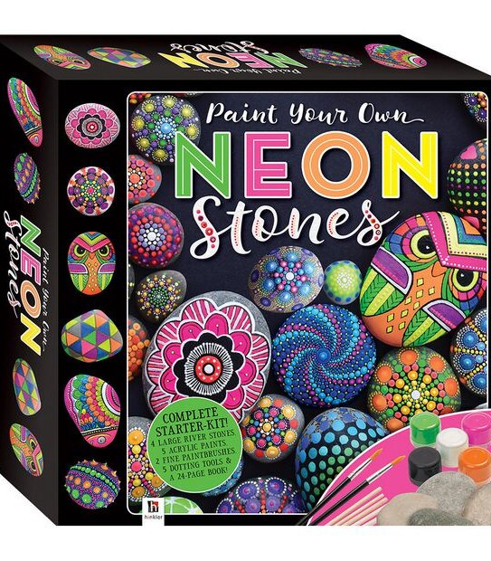 Paint Your Own Neon Stones