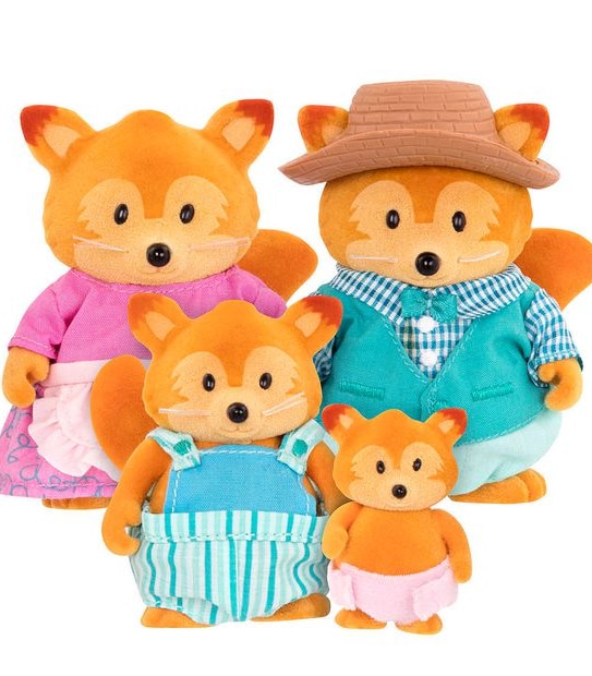 Li'l Woodzeez Fox Family