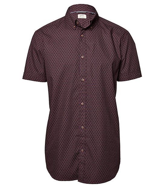 Short Sleeve Shirt - Wine