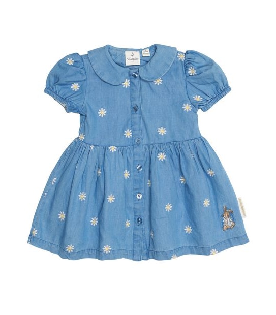 Baby Peter Rabbit Chambray Dress 2 of 4