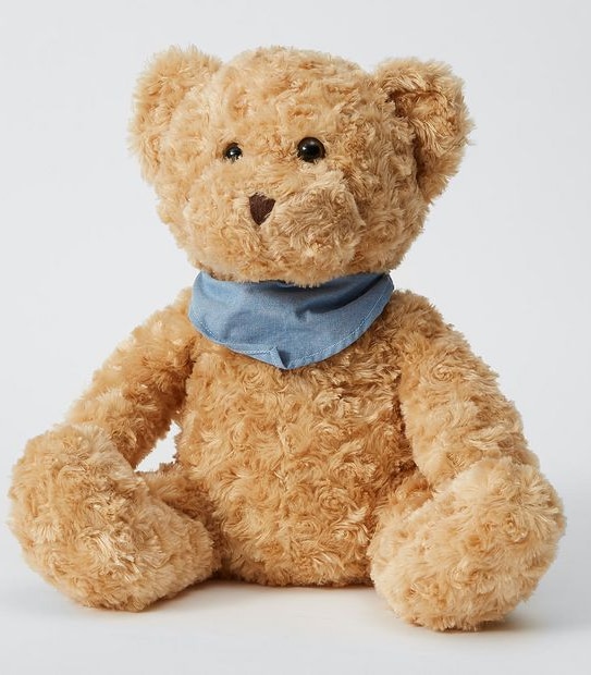 Large Sitting Bear With Bandana