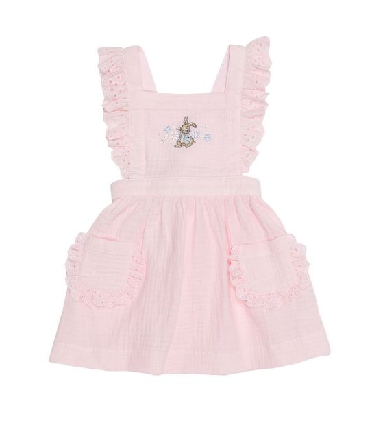Baby Peter Rabbit Muslin Pinafore