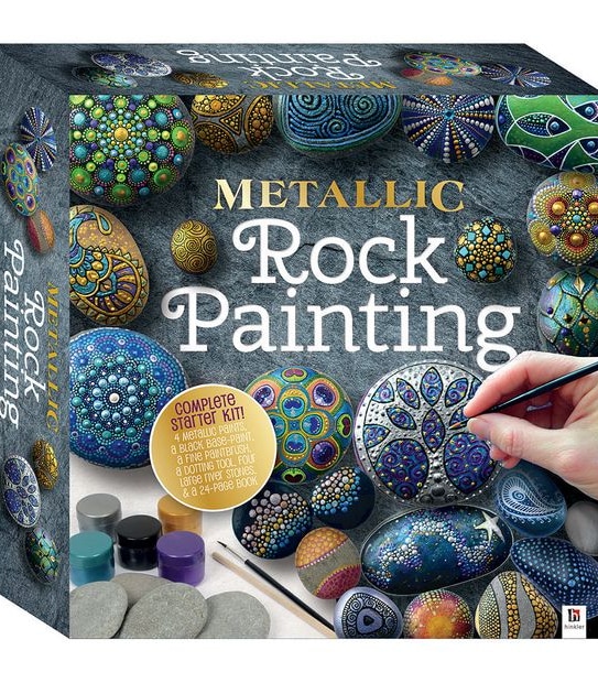Metallic Rock Painting