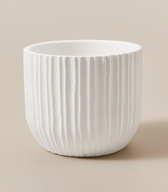 Ribbed Planter Pot - Small