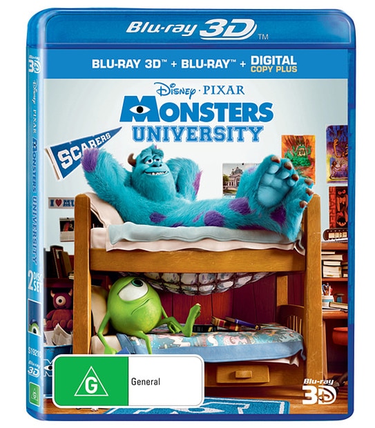 Disney Pixar Monsters University - Blu-Ray 3D + Blu-Ray + Digital Copy