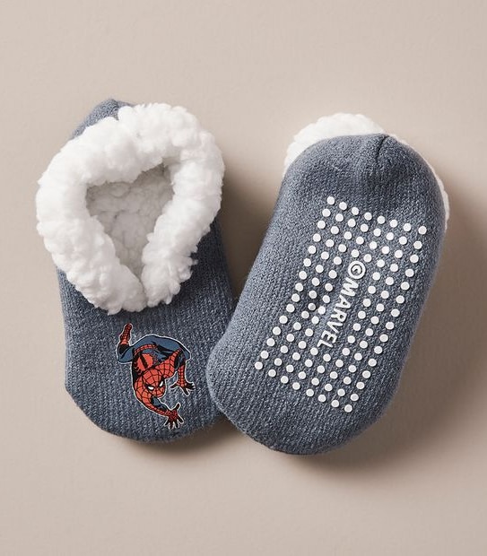 Marvel Spiderman Fleece Home Socks