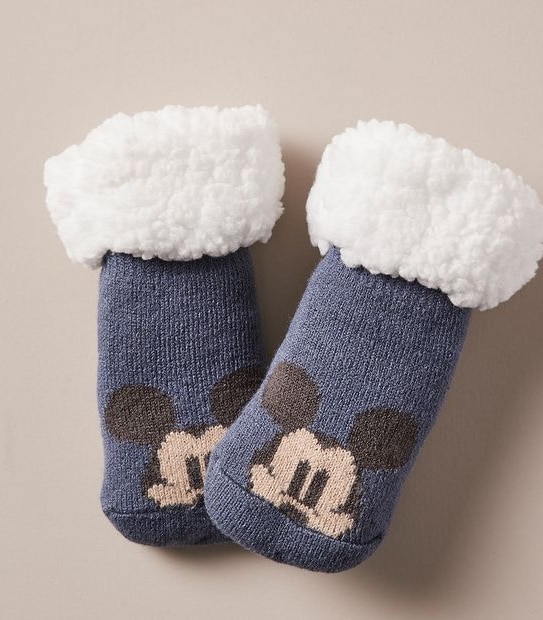 Baby Disney Mickey Mouse Fleece Home Socks