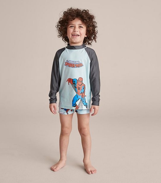 2 Piece Marvel Spider-Man Swim Set